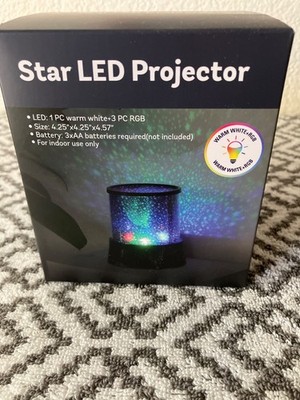star led projector warm white+rgb