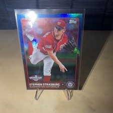 2015 Topps Opening Day Opening Day Edition Blue #134 Stephen Strasburg