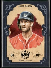 2019 Panini Diamond Kings Bryce Harper 2004 DK Retro Set Framed Plum #DK04-BH