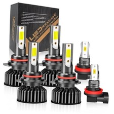 Fit For Honda Civic 2004-2015 , 9005 9006 LED Bulbs,9005 9006 High Low Beam