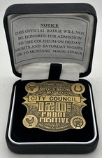 Fort Worth Stock Show And Rodeo Official Brass Badge 2016 City Council