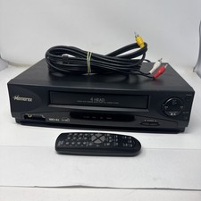 Memorex VHS HQ Digital 4 Head VCR Model MVR2031 w/ REMOTE Tested Cleaned