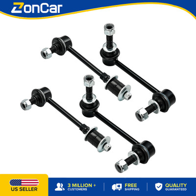 4pcs Front and Rear Sway Bar End Links + Stabilizer Fits 2003-2009 Lexus GX470