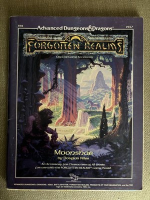 Moonshae - Forgotten Realms FR2 Advanced Dungeons Dragons with MAP TSR 9217