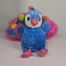 Plush Peacock Toys R Us Bird 10" Glitter Eyes 2017 Animal Alley Stuffed Animal