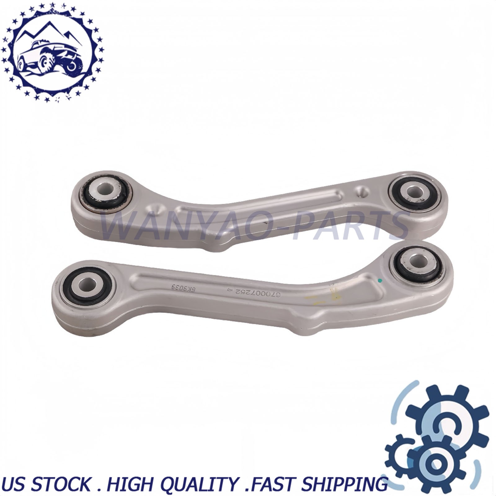 For Maserati Ghibli Quattroporte 2014+ 2X New Rear Upper/Lower Control Arms US