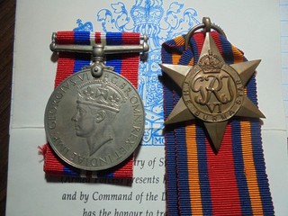 WW2 Burma Star & War Medal F/LT Royal Air Force. (BOX/31)