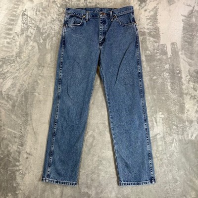 Wrangler 1013MWZ Cowboy Cut Jeans Men's Size 32x32 Blue Med Wash Western Denim