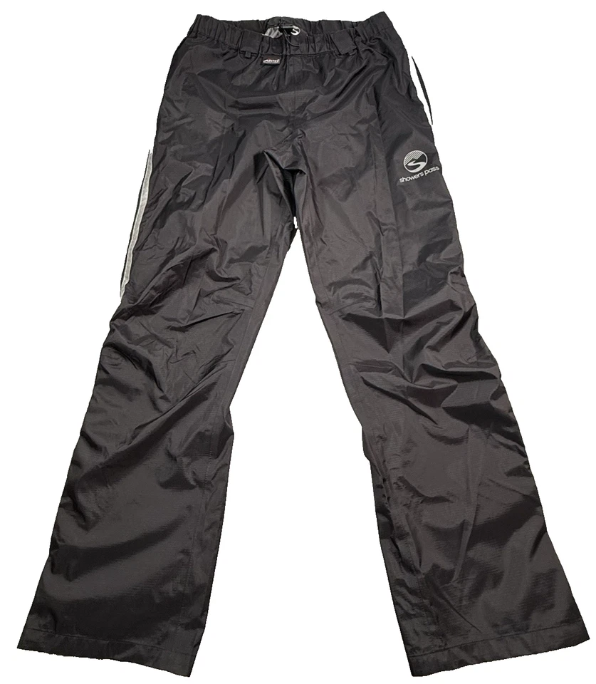 Showers Pass 男式 XL Transit 雨裤黑色长 35 英寸内缝自行车远足 — 第 3/4 张图片