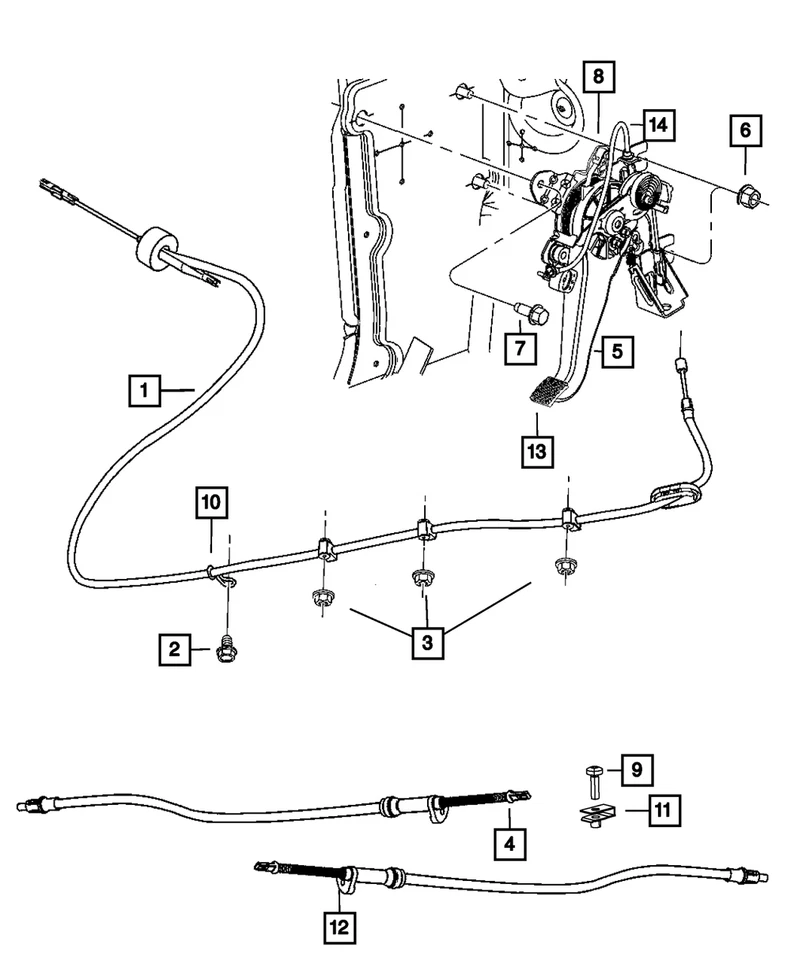 Montaje de tornillo de cabeza de brida hexagonal Mopar genuino 6104182AA Foto 4 de 4