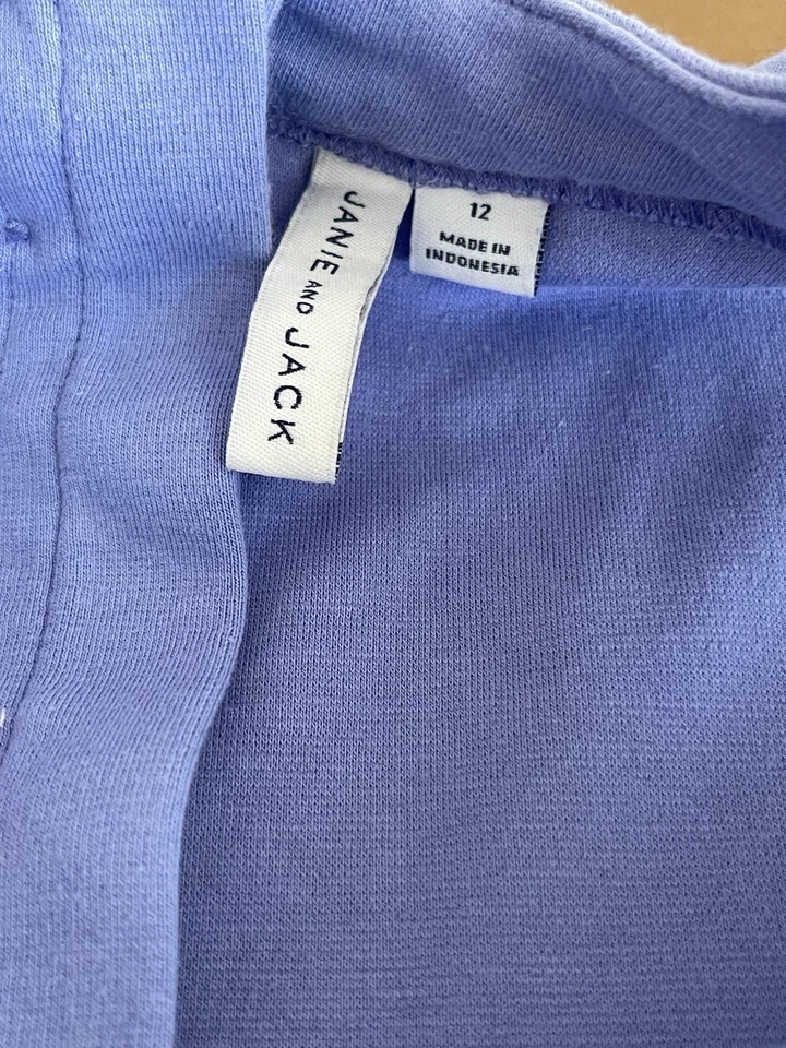 Vestido Ponte Janie and Jack Circle Trim Volantes Talla 12 Foto 3 de 4