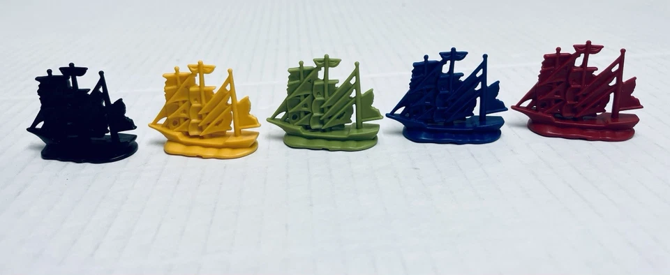 PIRATES OF THE CARIBBEAN The Game Of Life Replacement Game Pieces Ships 5 Disney - Image 4 of 4