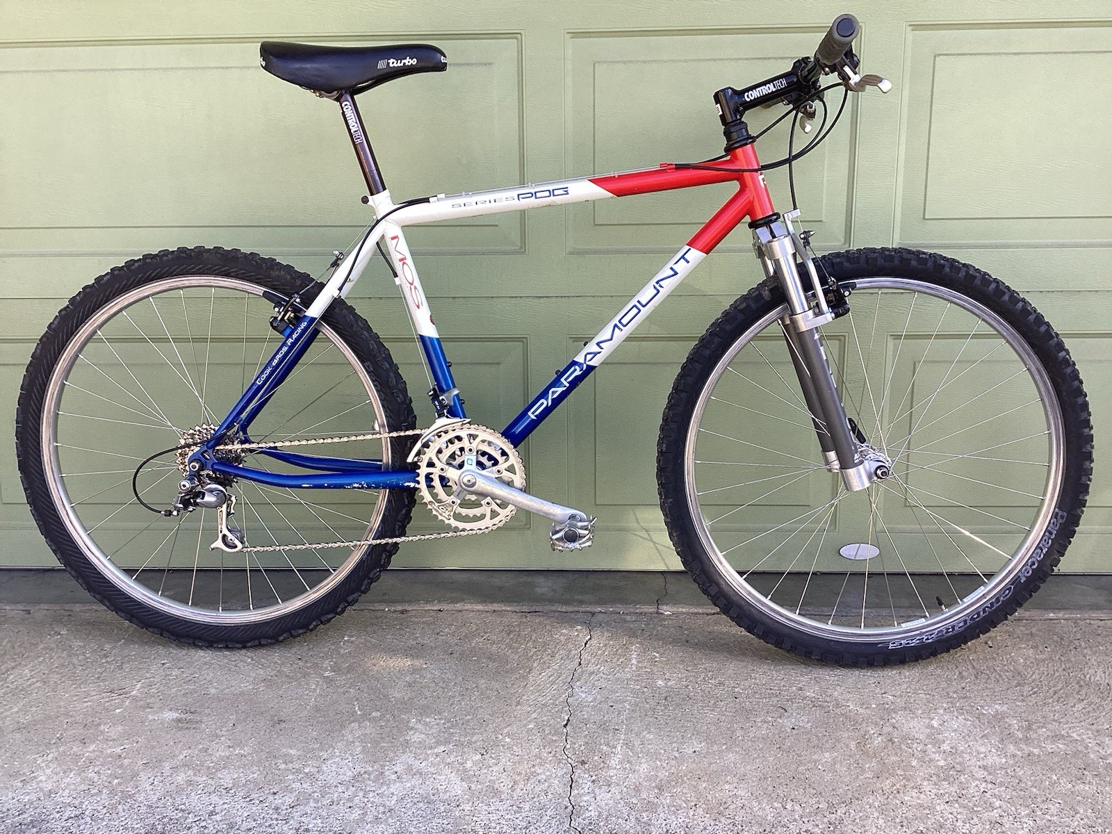 Paramount PDG Series 90 Mountain Bike 18” Vintage Suntour XC Pro Manitou 1991