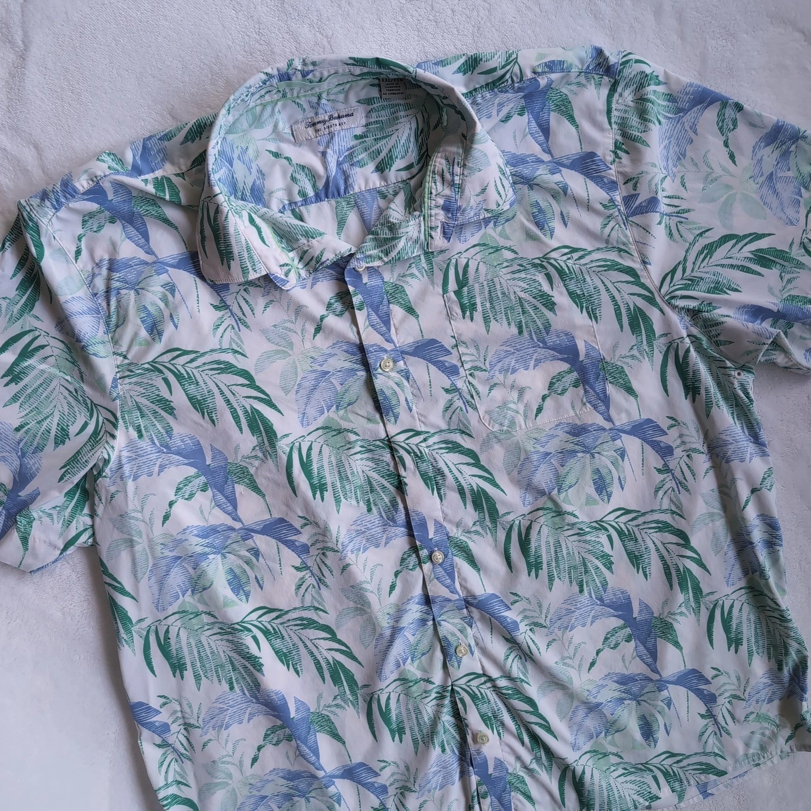 Tommy Bahama Siesta Key IslandZone Shirt 2XL XXL Palm Leaf Tropical Short Sleeve
Opens in a new wind