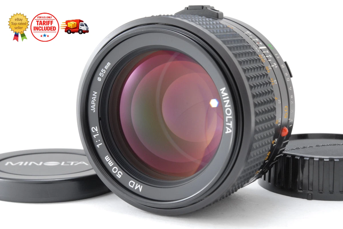 美品 MINOLTA MD 50mm F1.2 ミノルタ マニュアルレンズ Minolta MD f/1.2 Camera Lenses 50mm Focal for sale - eBay