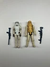 Stormtrooper 3 Line & Snowtrooper Lot of 2 Star Wars Figures 1977 & 1980 HK
