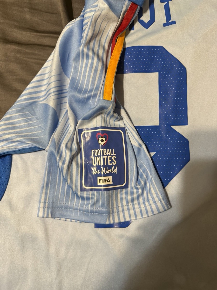 Adidas Spain Gavi #9 FIFA World Cup Qatar 2022 Soccer Jersey Size