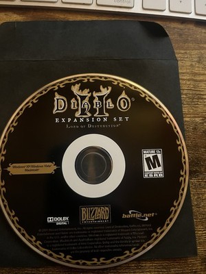 Diablo 2 II - Lord Of Destruction Expansion Set (PC CD-ROM) Disc w