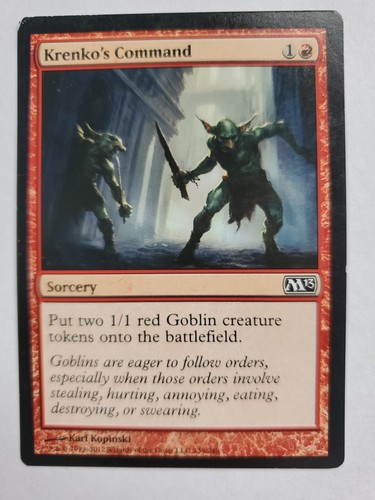 MTG Magic The Gathering Card Krenko's Command Sorcery Red M13