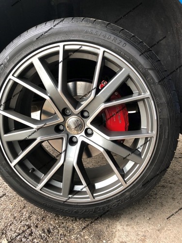 NUEVO ESTILO AUDI Q3 SLINE QUATTRO 2020 2021 2022 CUBIERTAS PINZA DE FRENO TOTALMENTE METÁLICAS - Imagen 12 de 16