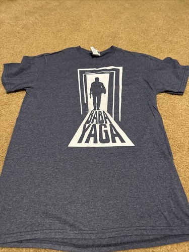 John Wick "BABA YAGA" T-shirt Blue Size Small