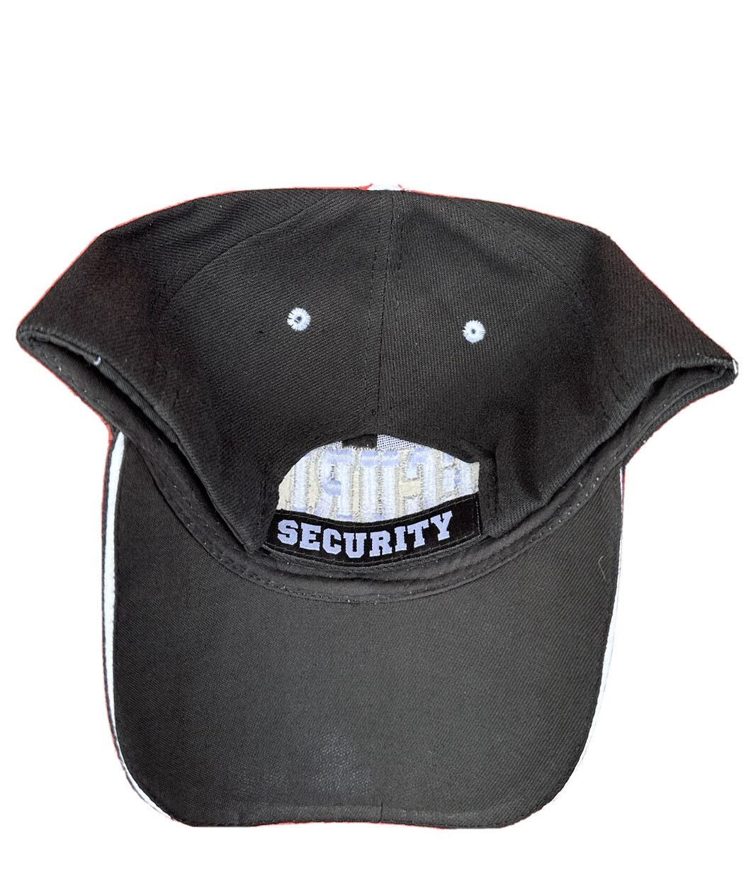 Security Hat Officer Guard Baseball Cap Adjustable Black Hat