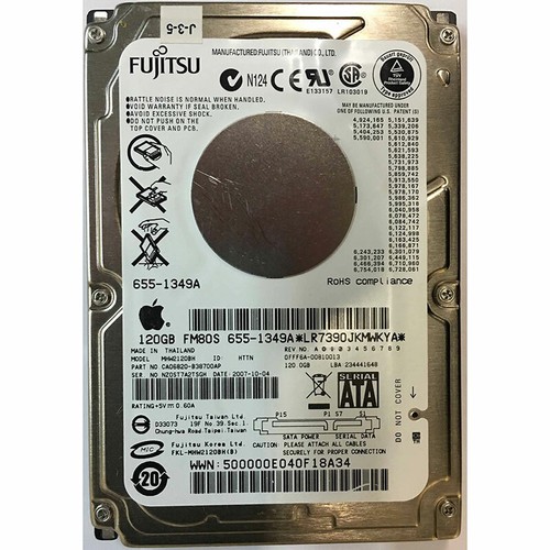 Fujitsu 120 GB,Internal,4200 RPM,2.5 (MHV2120AT) Hard Drive