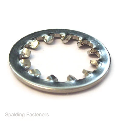 SPALDING FASTENERS Imperial A2 Stainless Steel Internal Serrated Shakeproof Washers - 3/16" to 1/2"
