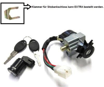 P-Schlosssatz- ZÜNDSCHLOSS  PEUGEOT SPEEDFIGHT 1 / 2 AC LC 50 mit Starter