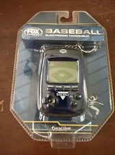 BASEBALL KEYCHAIN GAME ELECTRONIC HANDHELD EXCALIBUR FOX SPORTS LCD TOY 2009