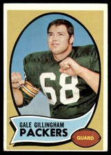 1970 Topps Gale Gillingham Rookie Green Bay Packers #131