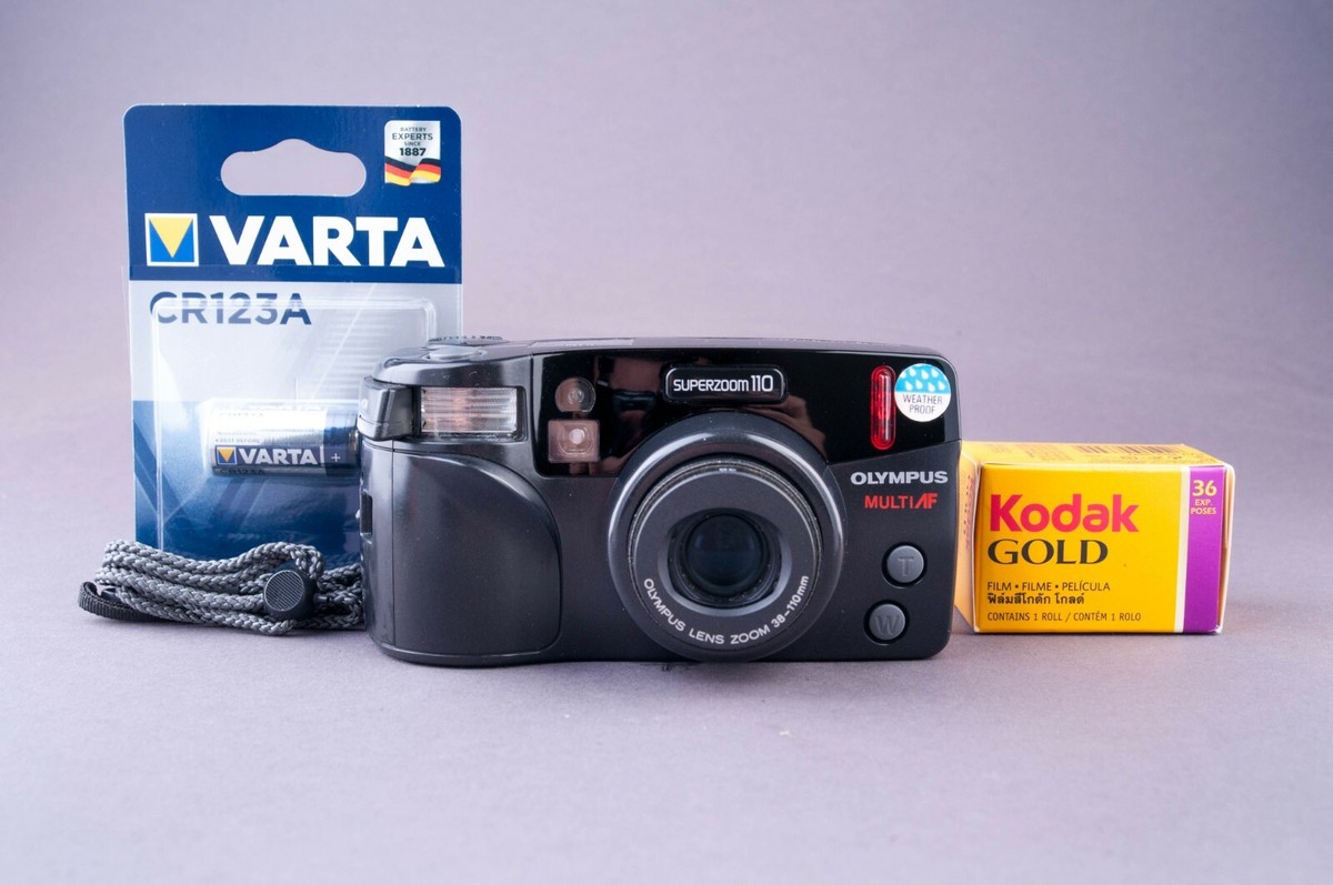 フィルムカメラ SUPERZOOM 105 OZ 120 ZOOM OZ 110 ZOOM Olympus Superzoom 110 Point & Shoot Film Camera | eBay