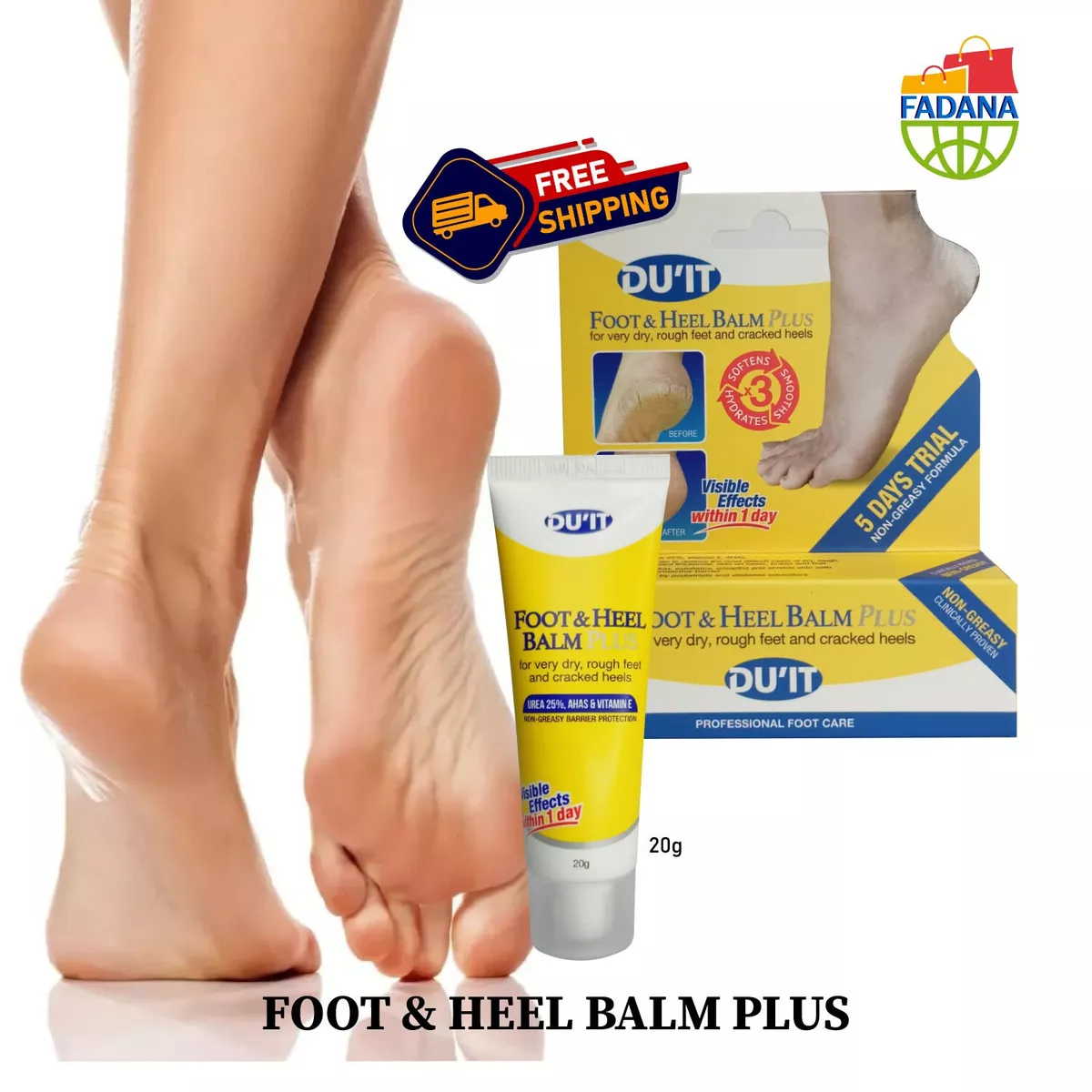 Shree Ayu-Veda Ady Crack Cream, Foot cream, For Dry & Cracked Feet,  Moisturizes & Soothes Feet, Heel Repair, Chapped Skin | 9 Herbs Formula - 6  x 25g (pack of 6) :