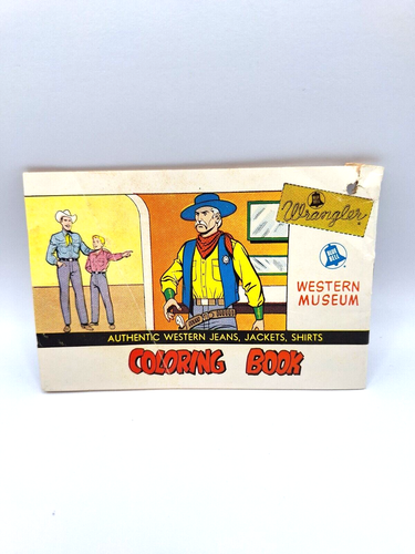 Wrangler Western Museum 1962 10 page Coloring Book (Free w/jeans) - Picture 5 of 5