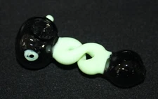 5" GREEN TWIST Glass Tobacco Smoking Glass Pipe THICK GLASS pipes