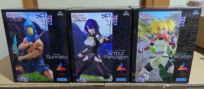 Shangri-La Frontier Luminasta Figure '' Sunraku, Oikatzo, Auther Pencilgon  ''