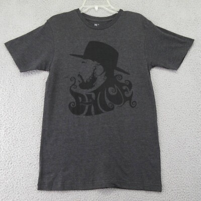 D-Nice Mens Brandnice Face It Graphic T-Shirt Gray Short Sleeve Crew Neck S New