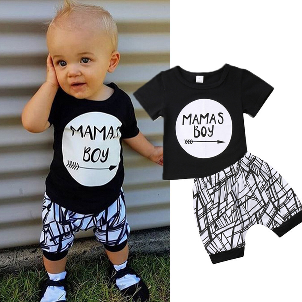 infant boy short sets