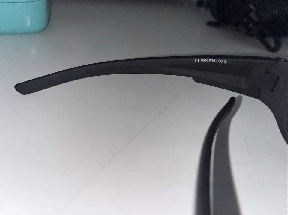 NUEVO WILEY X TAIWAN WX EN 166S KINGPIN NEGRO MARCOS AUTÉNTICOS SIN LENTES Foto 3 de 3