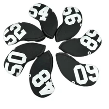 Universal Golf Sand Wedge Cover Neoprene Material with Black Printed Numbers