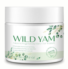 Cream with Wild Yam Cream for Hormone Balance, 3.17 oz Pump