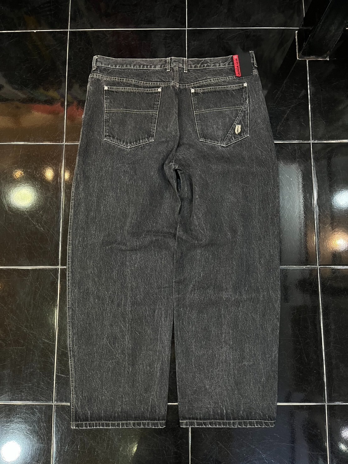 Vintage Y2K Ruff Ryder Baggy Denim Jeans Hip-Hop Style Size 42x34