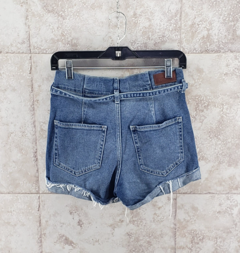 Button Fly Hollister Paperbag Jeans Shorts Ultra High Rise Vintage Stretch Gr. 3 W26 - Bild 2 von 9