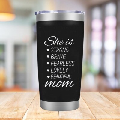She is Strong Appreciation Mother's Day Gift Birthday Present 20oz Tumbler Mug