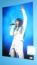 FOTO FIRMADA POR CANTANTE BOBINA CHRISTINA SCABBIA LACUNA 12X18 certificado beckett