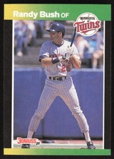 1989 Donruss Baseball's Best Randy Bush #214 Minnesota Twins