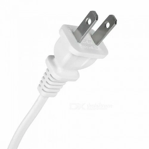 500 x US USA Plug Figure 8 Cable 2m AC Mains Power Extension Lead Cord White