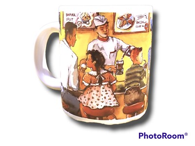 WALGREEN'S COLLECTIBLE  COFFEE MUG   1940s Soda Fountain