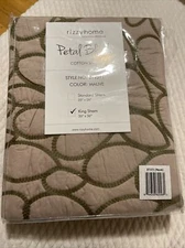 Rizzy Home Petal Blush Natural Bedding Sham 20" x 36"