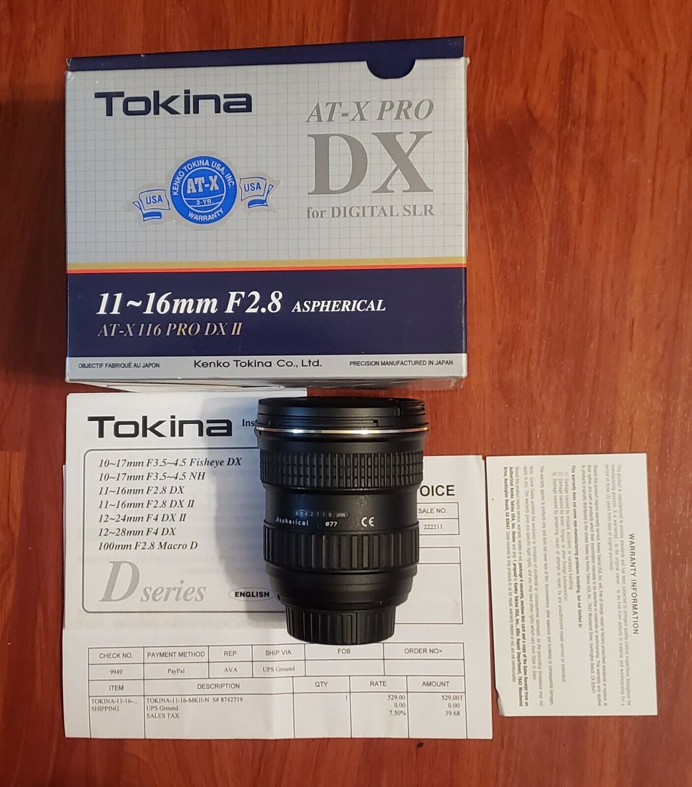 Tokina AT-X 116 Pro Dx 11-16mm F2.8 | eBay